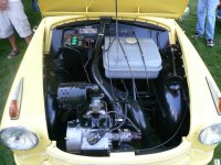 Sedan's Restored Engine Compartment (Photo � J.Janecek)